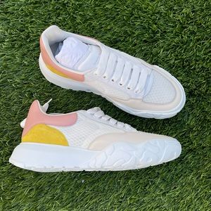 Alexander McQueen Court Colorblock Leather Sneaker